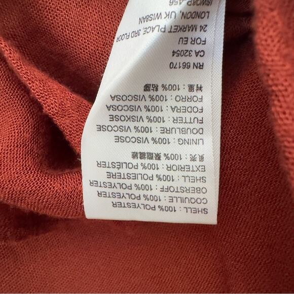 Free People Ruched Velvet Mini Skirt Adjustable Tie Hem Zipper Zip Up Side Brown - Picture 3 of 5